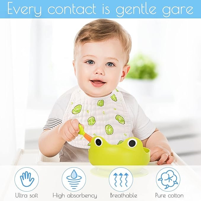 wholesale muslin drool bib – soft cotton